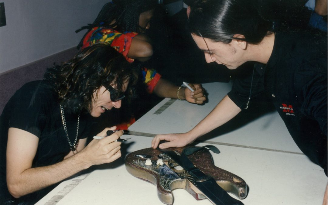 #TBT Steve Vai Autograph Signing